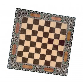 Tablero de ajedrez de Taracea de 40 cm Modelo Gomérez