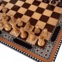 Kit Tablero de ajedrez de Taracea de 50 cm Modelo Alhambra con Piezas