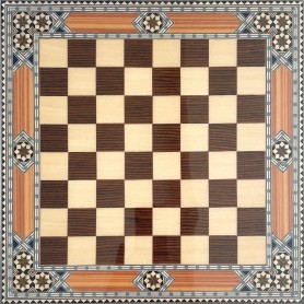 Tablero de ajedrez de Taracea de 33 cm Modelo Albaicin
