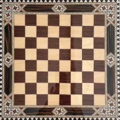 Tablero de ajedrez de Taracea de 35 cm Modelo Alhambra ll