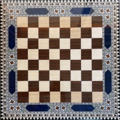Tablero de ajedrez de Taracea de 40 cm Modelo Moros y Cristianos