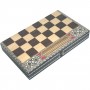 Alhambra Small Matt Lacquered Inlay Granada Folding Chess Set