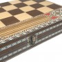 Alhambra Small Matt Lacquered Inlay Granada Folding Chess Set