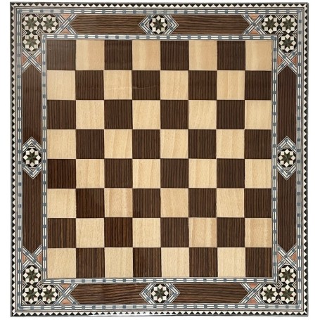 Tablero de ajedrez de Taracea de 35 cm Modelo Generalife