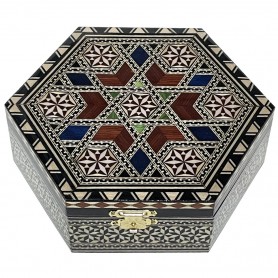 Taracea Stars Jewelry Box with mirror