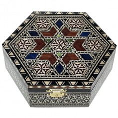 Taracea Stars Jewelry Box with mirror