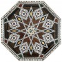 Generalife Inlay Taracea Tray of 8 sides of 33 cm diameter