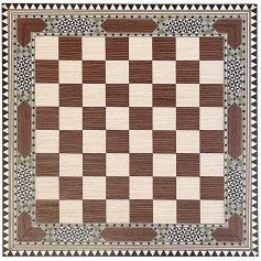 Inlaid Taracea chess board 40 cm Matt lacquered Made in Granada