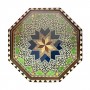 Generalife 8 sided Taracea inlay tray with a diameter of 25 cm