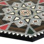 Generalife 8 sided Taracea inlay tray with a diameter of 25 cm