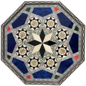 inlay Taracea Granada tray of 20 cm 8 sides