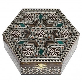 Taracea Stars Jewelry Box with mirror