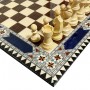 Kit Tablero de ajedrez de Taracea de 33 cm Modelo Alhambra con Piezas