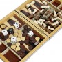 Juego de Backgammon y Ajedrez de Taracea Granadina