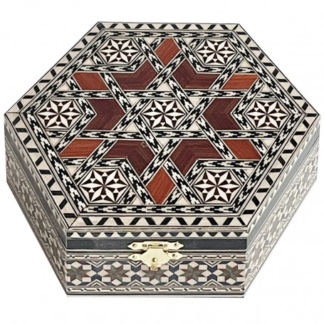 Taracea Stars Jewelry Box with mirror