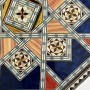 Generalife 8 sided Taracea inlay tray with a diameter of 22 cm