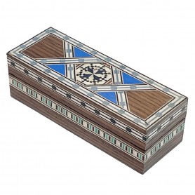 Inlaid Dice Box with Lid