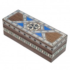 Inlaid Dice Box with Lid